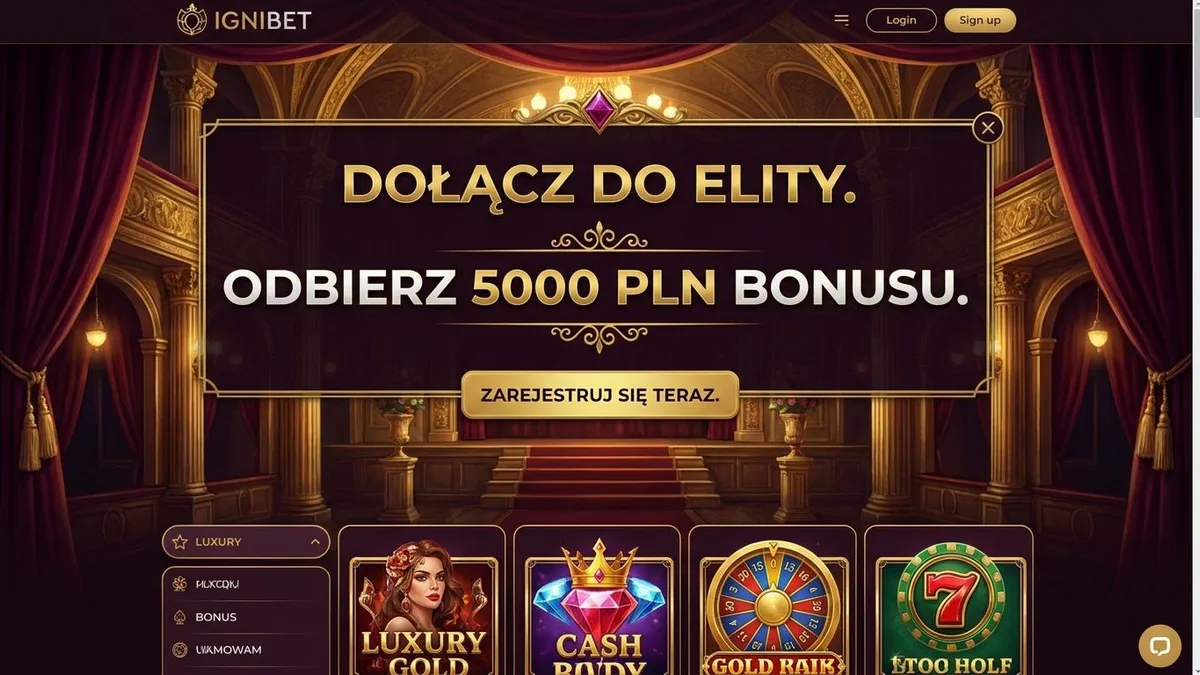 Rejestracja z bonusem Ignibet
